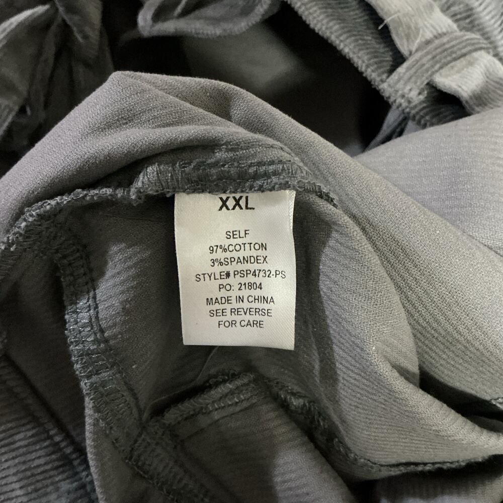 Piper & Scoot The Hamlin Belted Corduroy Pant In Grey Size Xxl — image 4 of 8